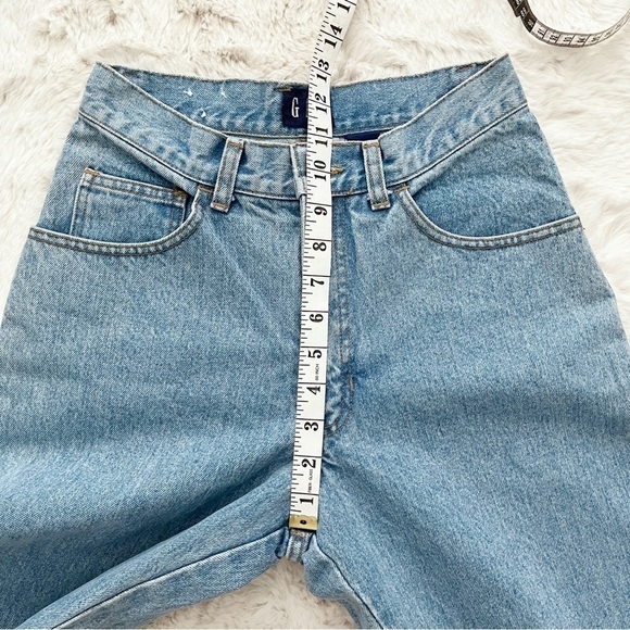 VINTAGE | Gap NWT Mom Jeans Light Wash 80s 90s - Picture 9 of 11